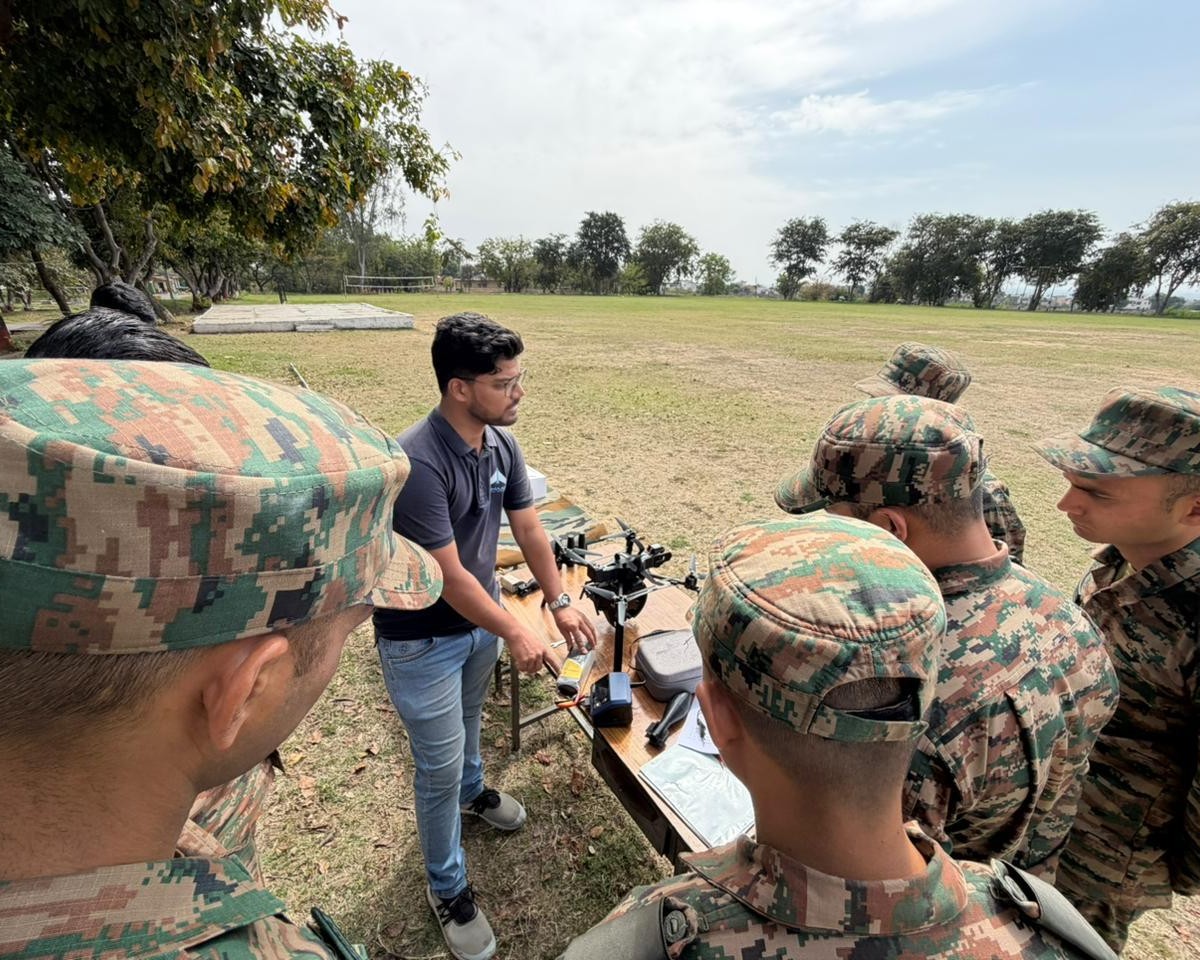 Pinaak team training the Indian Army